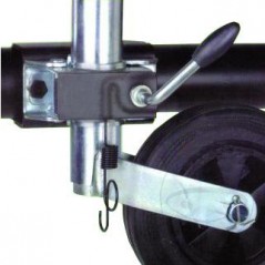 Fixing for wheels with drawbar JOCKEY 338.90.79