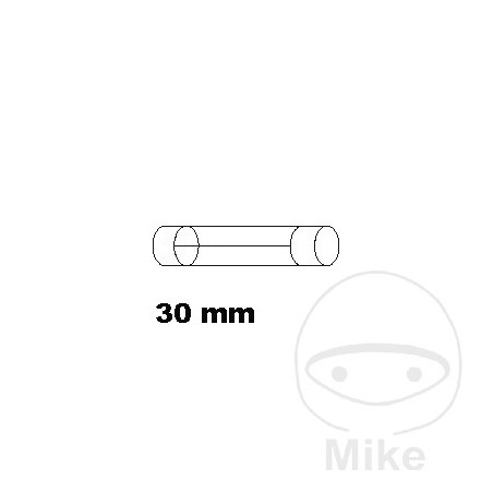 JMP Pack 5 glass fuses 30 MM 7A 705.09.22