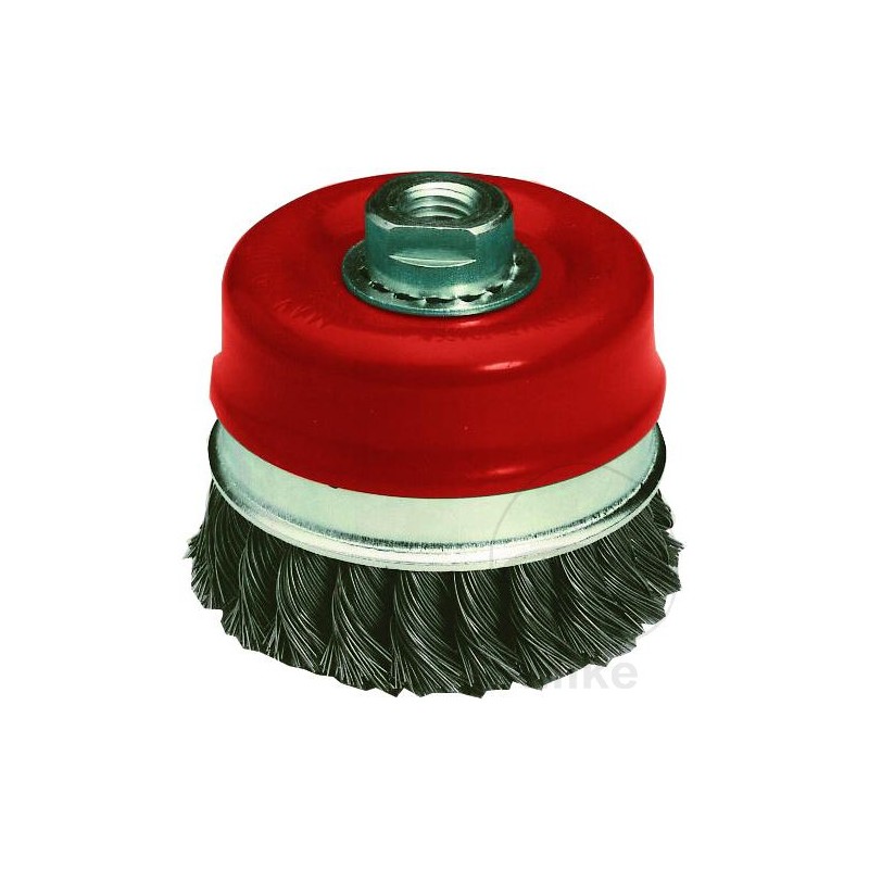 FORTIS Cepillo de copa alambre anudado 100 MM M14 564.89.36
