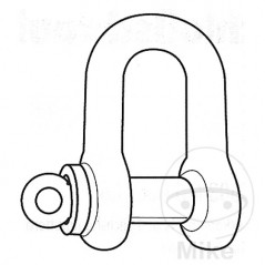 Shackle + bolt for load securing 16 MM 5/8 225.21.38