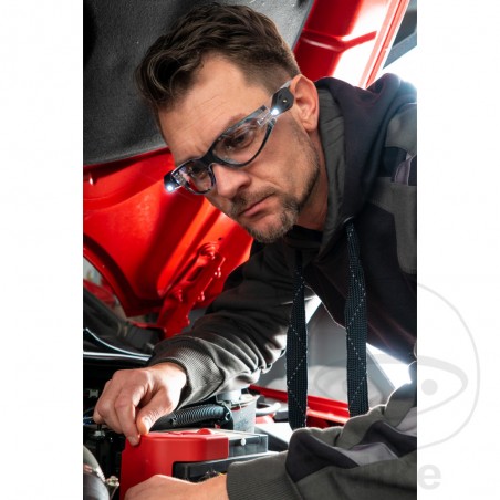 JMP Gafas de seguridad con luz LED 227.10.01