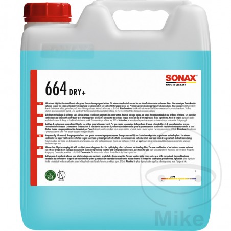 SONAX Concentrado de secado para lavadero coches 10L 5566039 556.87.61