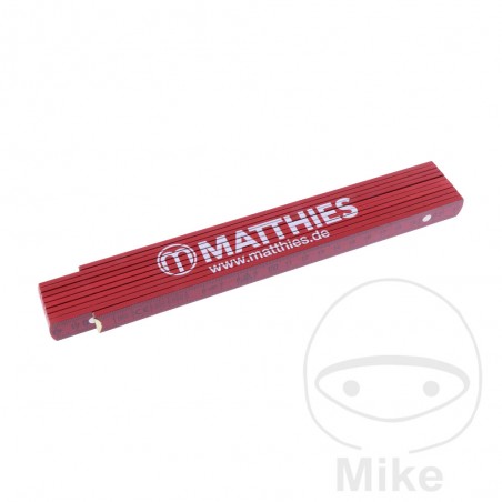 MATTHIES wooden folding ruler 2 M 647.00.04