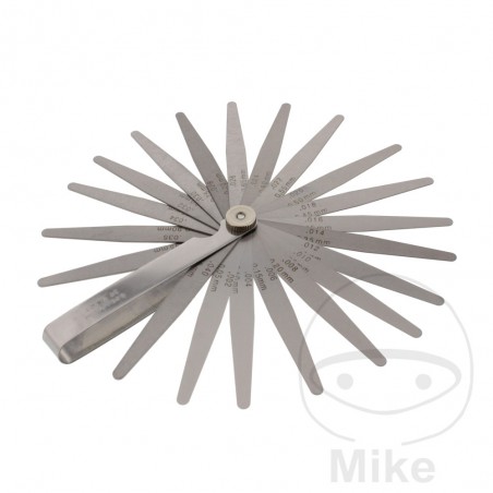 Set 20 hojas medidor de espesor 0.05-1.00 647.07.28