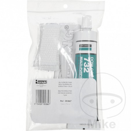 GYS Set of 10 glass inductor protectors + glue 659.01.42