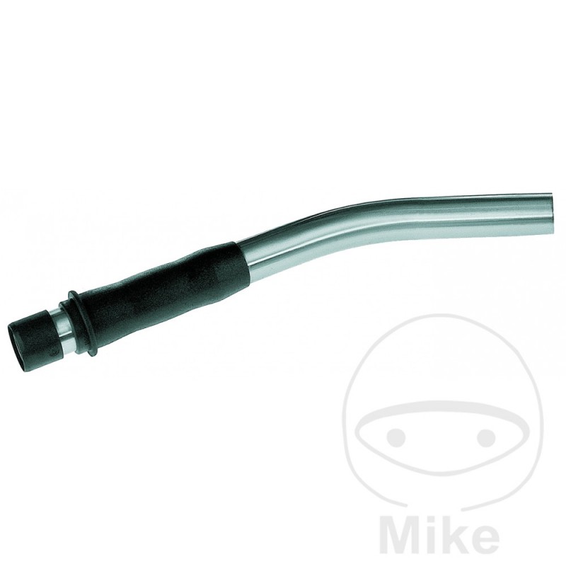 Curved hand tube for vacuum cleaner GEBOGENES HANDROHR INOX 665.05.92