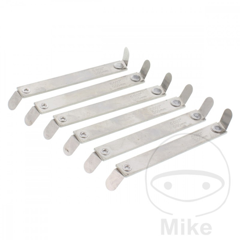 JMP Juego 6 hojas para medicion de espesor 0.05/0.08 MM 722.00.69