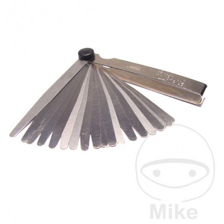 JMP Set of 21 sheets for thickness measurement 0.10-0.50 MM 722.55.35