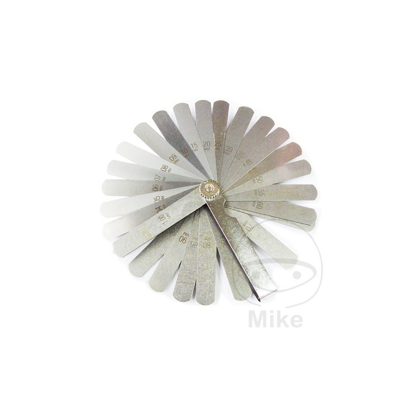 JMP Juego 25 hojas para medicion de espesor 0.04-1.00 MM 722.61.94