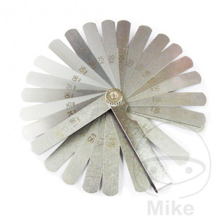 JMP Set of 25 sheets for thickness measurement 0.04-1.00 MM 722.61.94