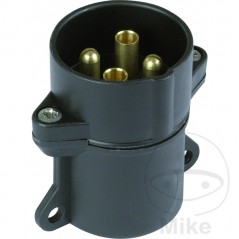 4-pole trailer plug connector 24V BOX 146.78.69