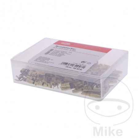 JMP Pack of 100 round cable connectors 0.5-2.0 4 MM ALTN: 1580834 158.08.06