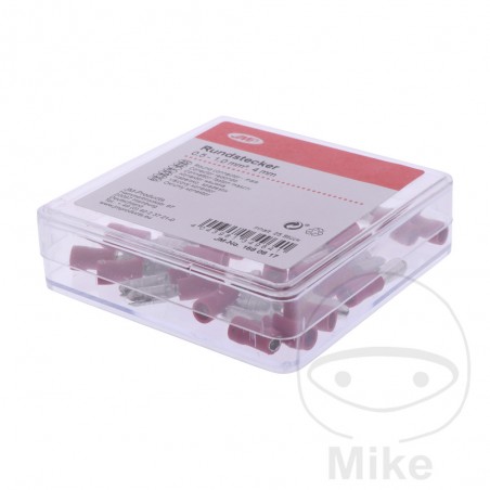 JMP Pack of 25 round cable connectors 0.5-1.5 4 MM ALTN: 1580634 158.08.17