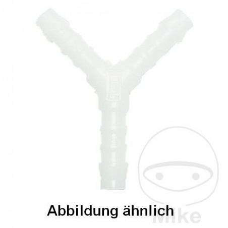 Pack 10 Y-shaped hose connectors PVC YS6 6 MM 158.33.92