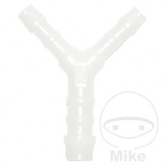 Pack of 10 Y-shaped hose connectors with reduction fitting PVC YRS 4-6-4 MM 158.34.00