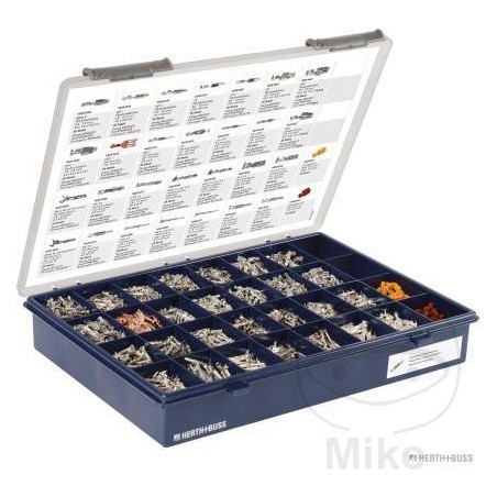 HERTH+BUSS Assorted box of 750 insulated cable connectors N TEILE 158.51.98