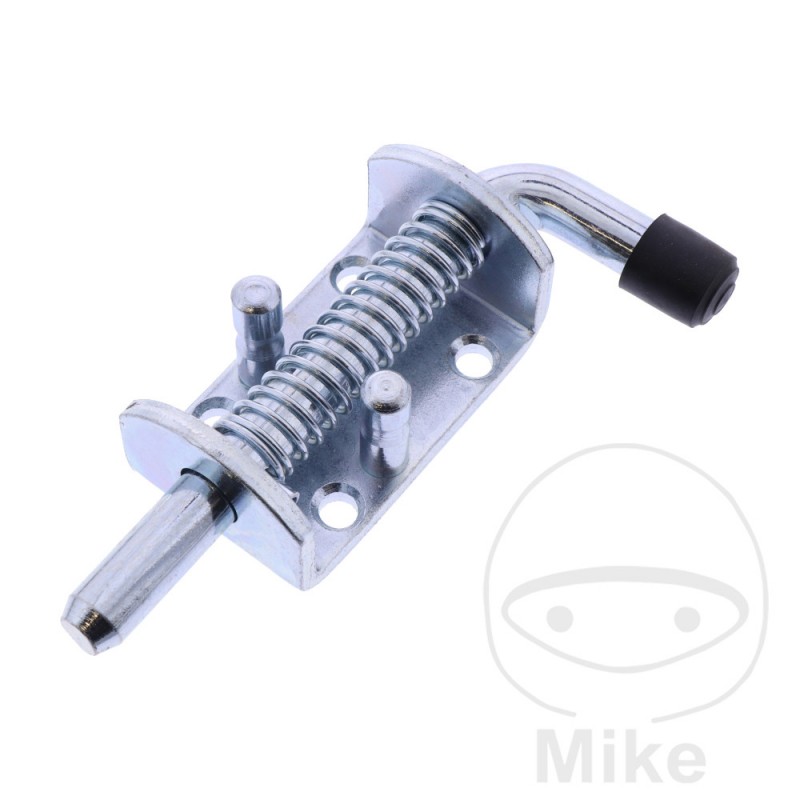 Galvanized spring latch with handle 130 MM 338.36.76