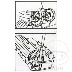 Llave para sujeción árbol de levas 6-16 MM 12-130 614.26.65
