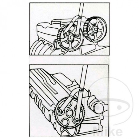 Llave para sujeción árbol de levas 6-16 MM 12-130 614.26.65