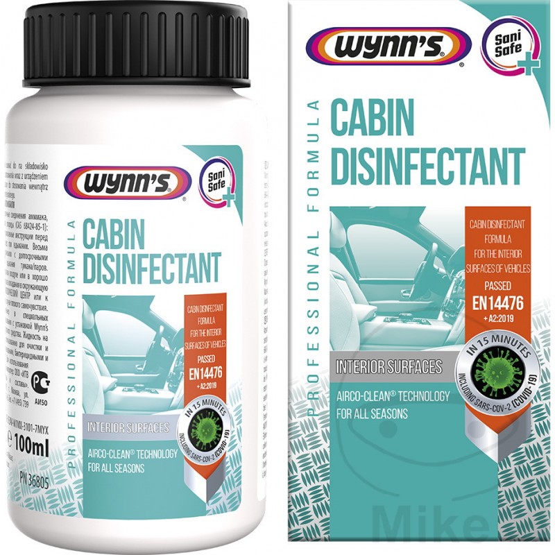 WYNNS Desinfectante para cabinas 100 ML AIRCOM 571.78.31
