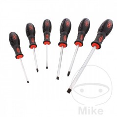 JMP Set of 6 reinforced head flat screwdrivers 4 X 2 PH 632.01.68