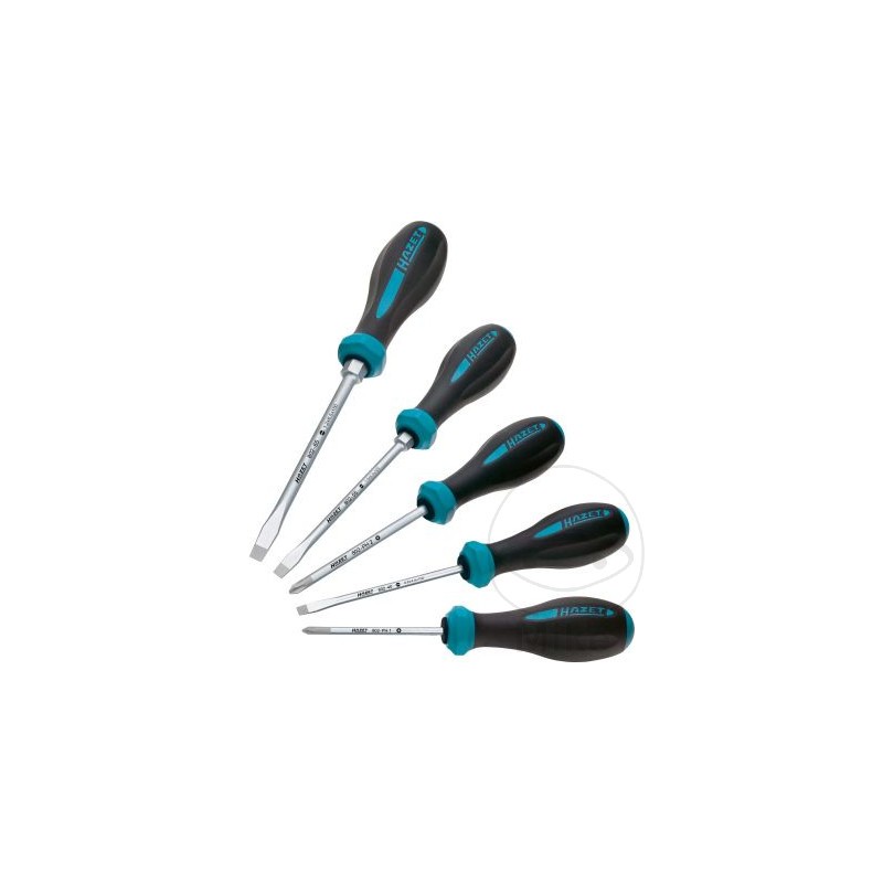 HAZET Set of 5 screwdrivers 3 XSCHL 2 XPH 632.36.23