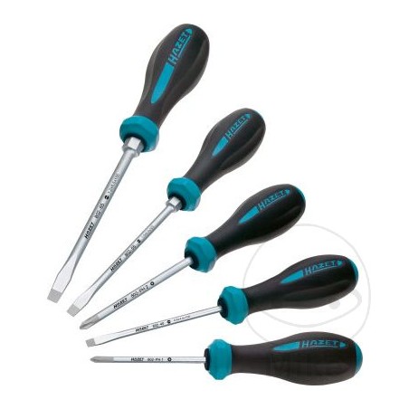 HAZET Set of 5 screwdrivers 3 XSCHL 2 XPH 632.36.23
