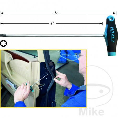 HAZET t-handle screwdriver T 20 200 MM 632.44.20