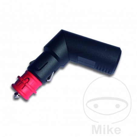 Angled plug for cigarette lighter socket DIN 706.01.59