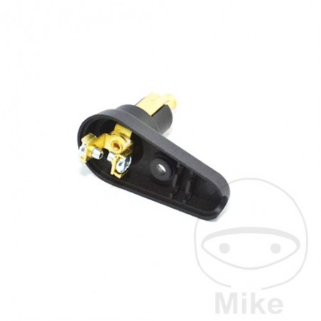 Angled plug for cigarette lighter socket DIN 706.03.12