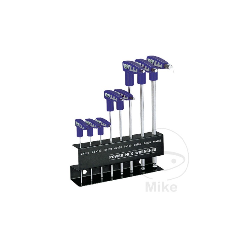 6ON Set of 8 hexagonal T-handle screwdrivers 722.62.10