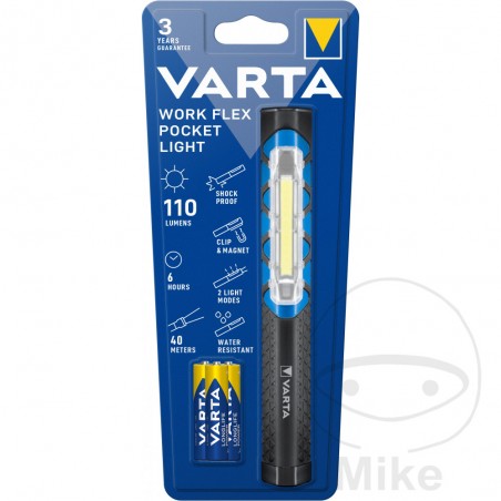 VARTA Linterna con 3 pilas WORK FLEX 156.30.54