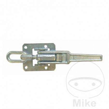 Galvanized eccentric lock with base plate 338.35.51
