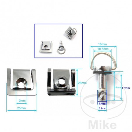 JMP Quick release latch for panels 17 MM 775.00.02