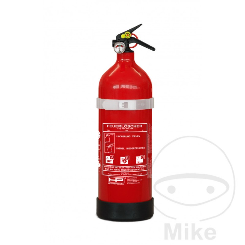Extintor con soporte pared 2 KG 228.00.22