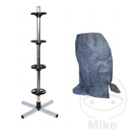 supporto per pneumatici con coperchio
