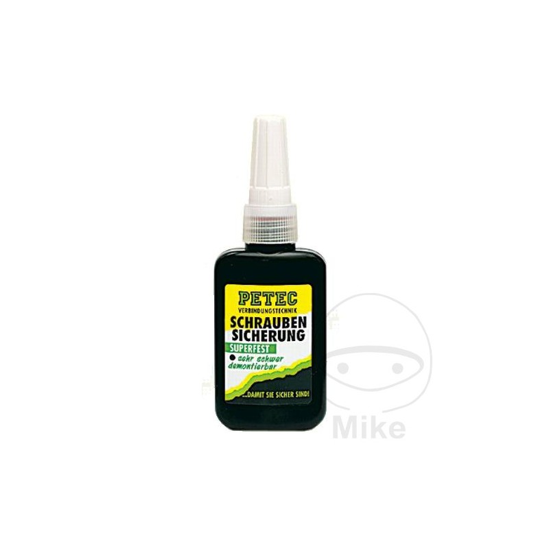 PETEC Pegamento fijador de tornillo alta resistencia 50 GR 557.92.97