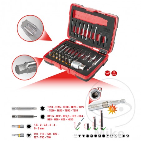 Screw extractor kit 632.70.60