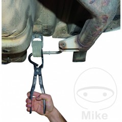 Extraction pliers for exhaust rubber 636.13.03