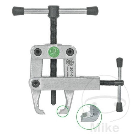 extrator de 2 braços com braçadeira lateral