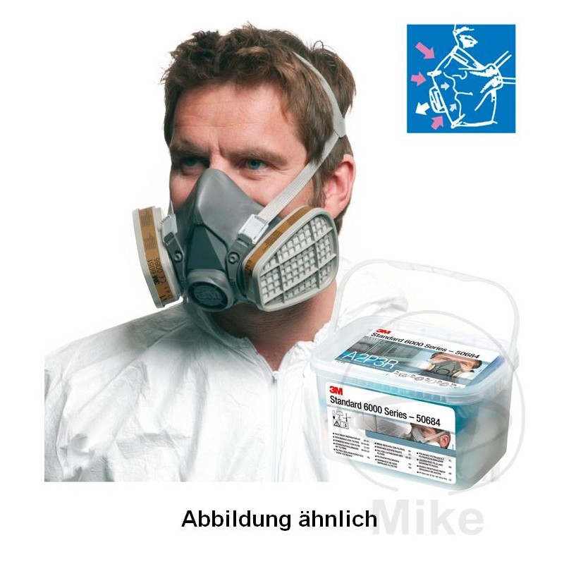 3M Half mask kit for standard painting 6000 A2/P3 227.31.75VAR