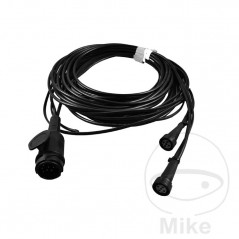 ASPÖCK Cable de remolque 13 polos con 2 tomas corriente 5 8M ABG 338.00.28