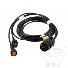 ASPÖCK 7-pole tow cable with 2 5-pole power sockets 7M 338.16.62