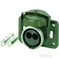 Metal socket with screw cap 146.79.84