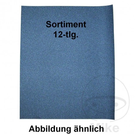 FLEXOVIT Sandpaper assortment without holes 230 X 280 SB WF 3X K400 K500 K600 K800 564.09.66