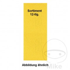 NORTON Sandpaper assortment without holes 115 X 280 SB STR 3X K80 K100 K120 K240 564.10.48