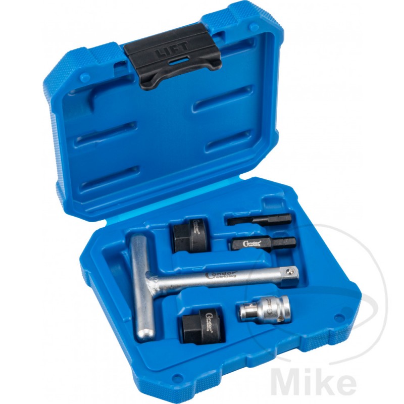 CONDOR Set of 6 wrenches for oil drain plugs 614.42.67