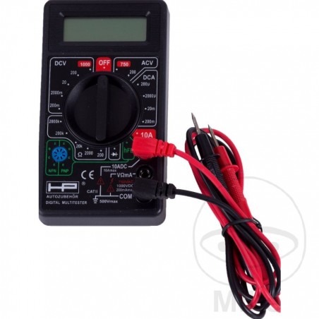 HP digital multimeter with test leads 1000V 624.00.07