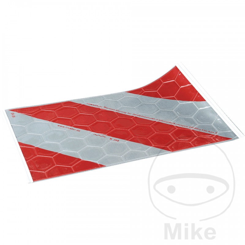 Warning mark without left bracket for tail lifts 440X260 225.32.84