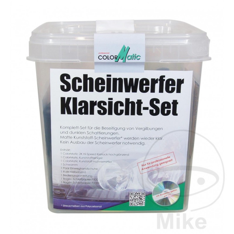 COLORMATIC windshield washer kit for headlights 552.90.04